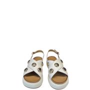 Sandalo Platform Con Borchie Burro