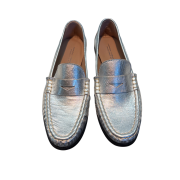 Mocassino Laminato Silver
