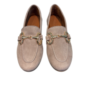 Mocassino Con Accessorio Camel