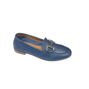 Mocassino Boa Con Accessorio Blu Navy