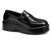 Mocassino Plateau Vernice Black