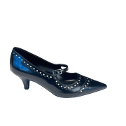 Mary Jane Traforata Black