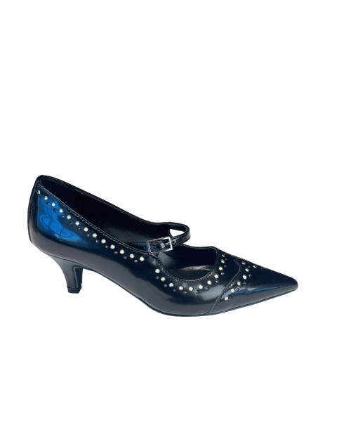 Mary Jane Traforata Black