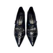 Mary Jane Traforata Black