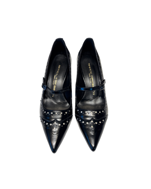 Mary Jane Traforata Black