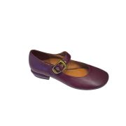 Ballerina Con Cinturino Bordeaux