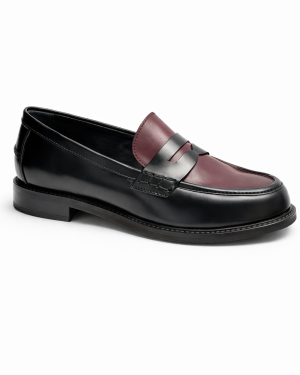 Mocassino Abras Black/Bordeaux