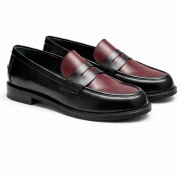 Mocassino Abras Black/Bordeaux