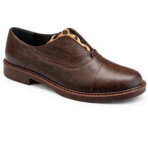 Francesina Pony Leopard Brown