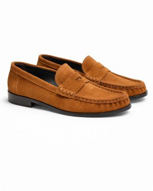 Mocassino Suede Tabacco