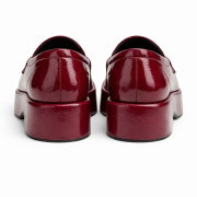 Mocassino Plateau Bordeaux