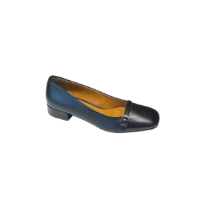 Ballerina Fibbia Nappa Nera