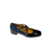 Ballerina Incrocio Vernice Nera