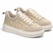 Sneaker Ricamo Beige