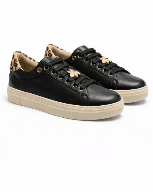 Sneaker Accessorio Leopard Nera