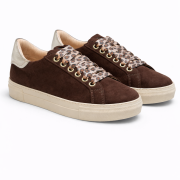 Sneaker Suede Testa Di Moro Leopard