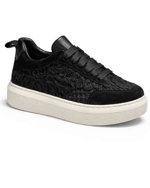 Sneaker Ricamo Nera