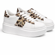 Sneakers Con Accessorio Ape Leopard