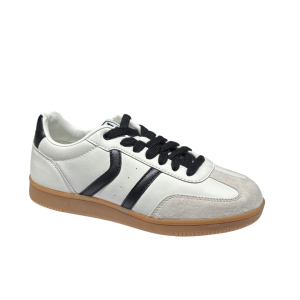 Sneakers Bassa Leather Black/White