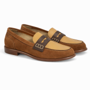 Mocassino Camille Bicolor Cuoio