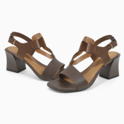 Sandalo Brigitte Marrone/Cuoio