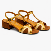 Sandalo Gloria Marrone/Bronzo