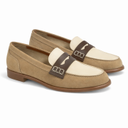 Mocassino Camille Bicolor Taupe