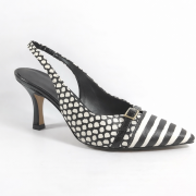 Chanel Greta Pois Bianco E Nero