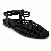 Sabot Amalfi Raffia Nero